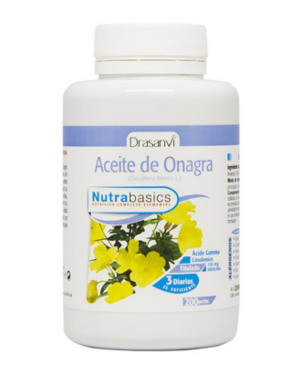 Aceite de Onagra | 200 perlas | Drasanvi. Mejora la flora intestinal