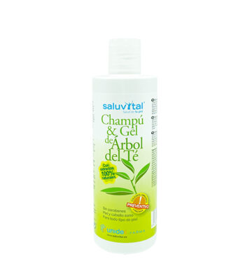 Champú y gel de árbol del té | Saluvital | 300 ml